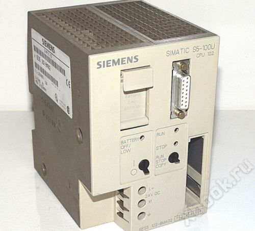 Siemens Simatic S5-100U 6ES5102-8MA02 вид спереди