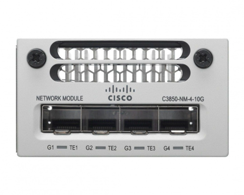 Cisco C3850-NM-2-10G= вид спереди