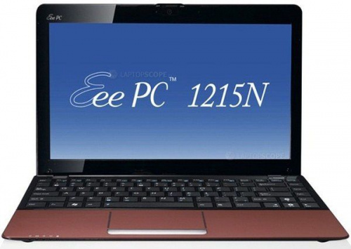 ASUS Eee PC 1215N Red (90OA2HB874169A7E43EU) вид сбоку