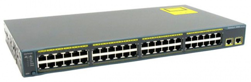 Cisco WS-C2960-48TT-L вид спереди